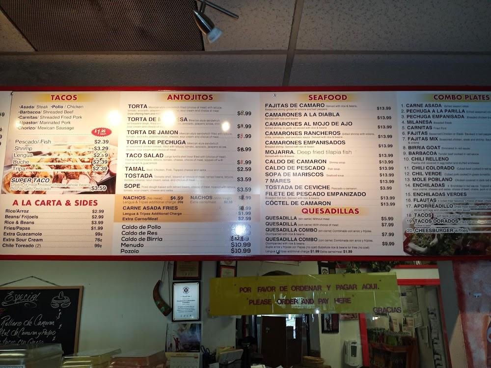Valencia's Taqueria Menu image 4